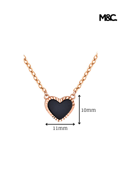 z Dark Heart Necklace