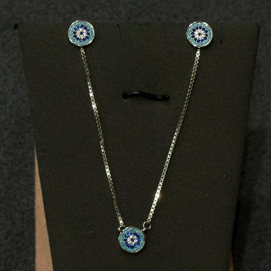 Evil Eye Necklace Set