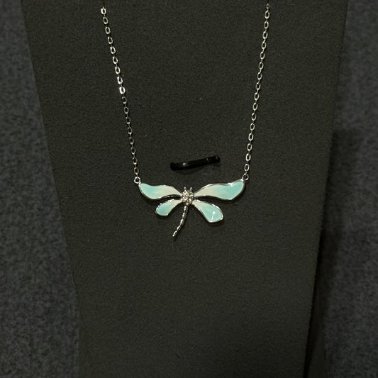 Butterfly Enamel Necklace