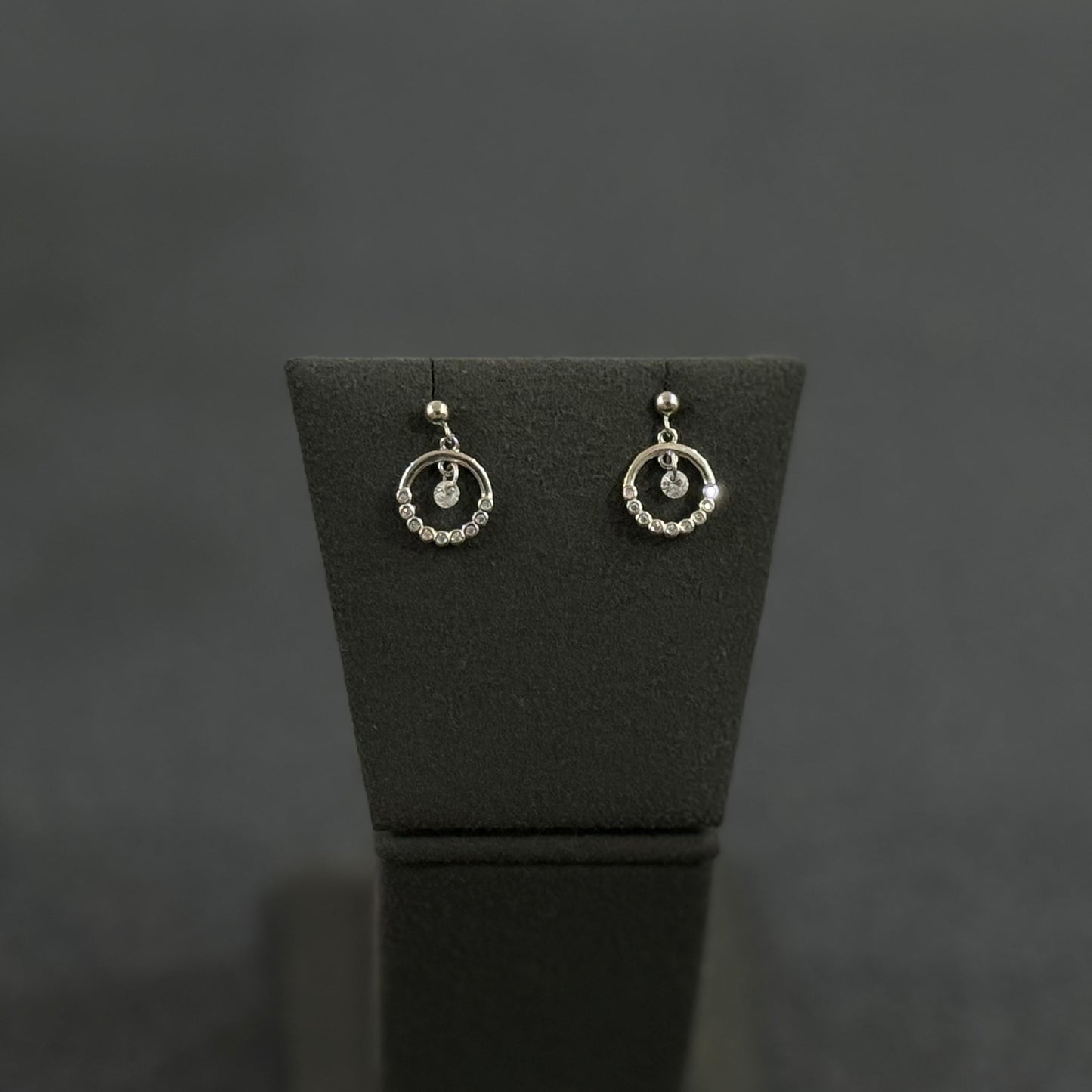 Circle Stones Earrings