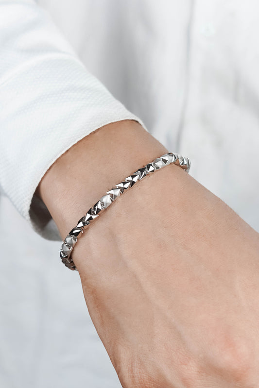 Ace Silver Bracelet