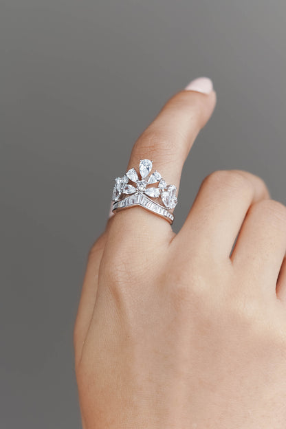 The Crown Cocktail Ring