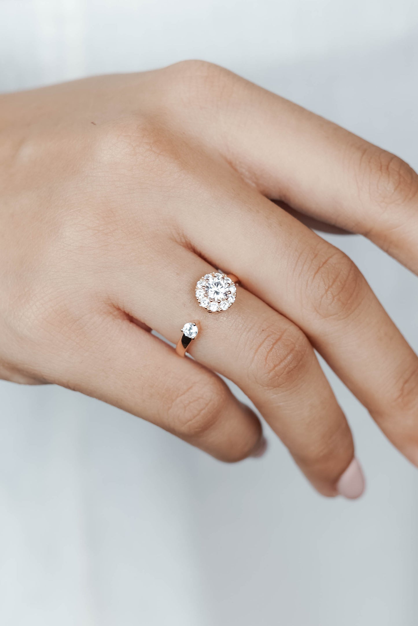 Dainty Rolling Cuff Ring