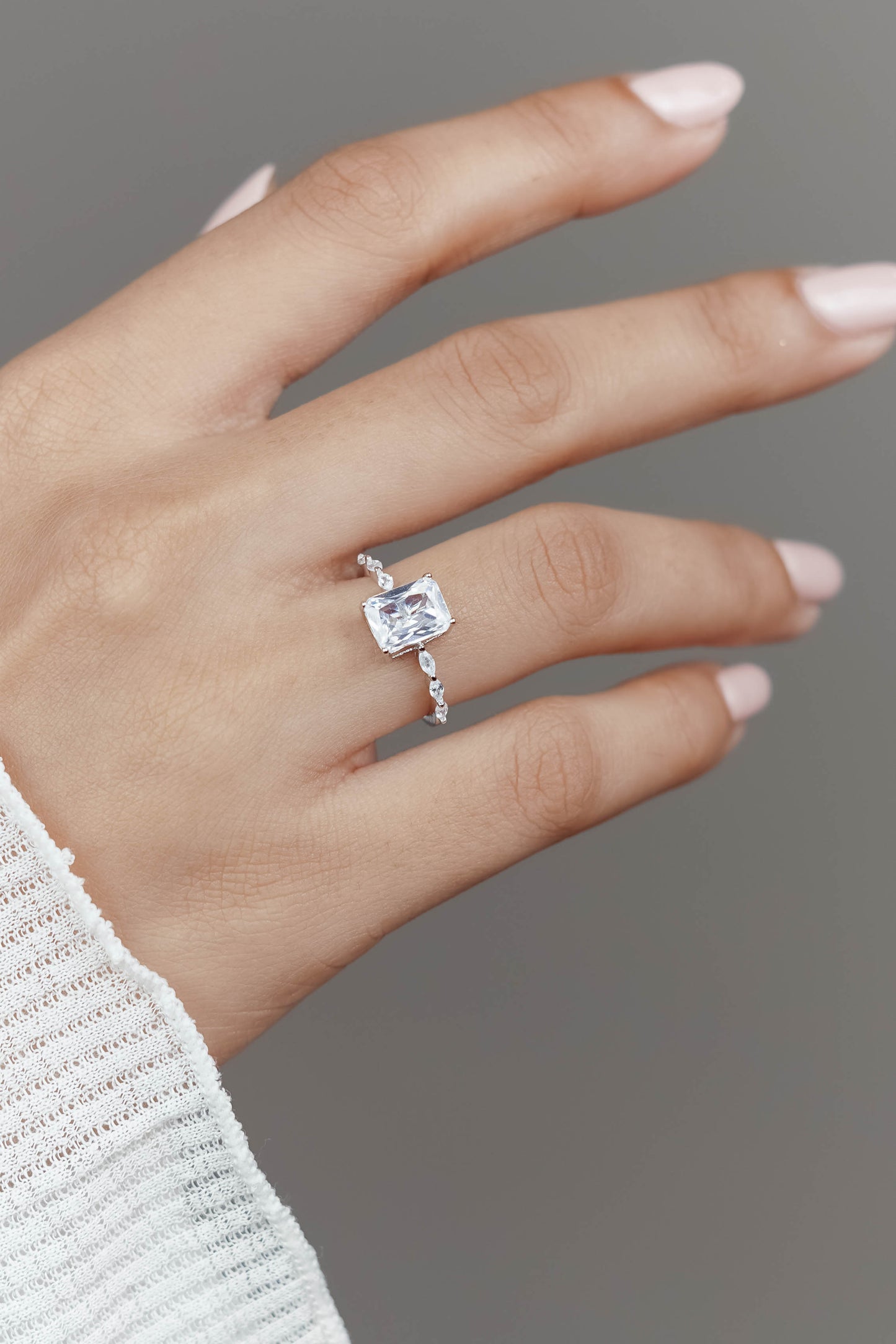 Radiant Cut Solitaire Ring