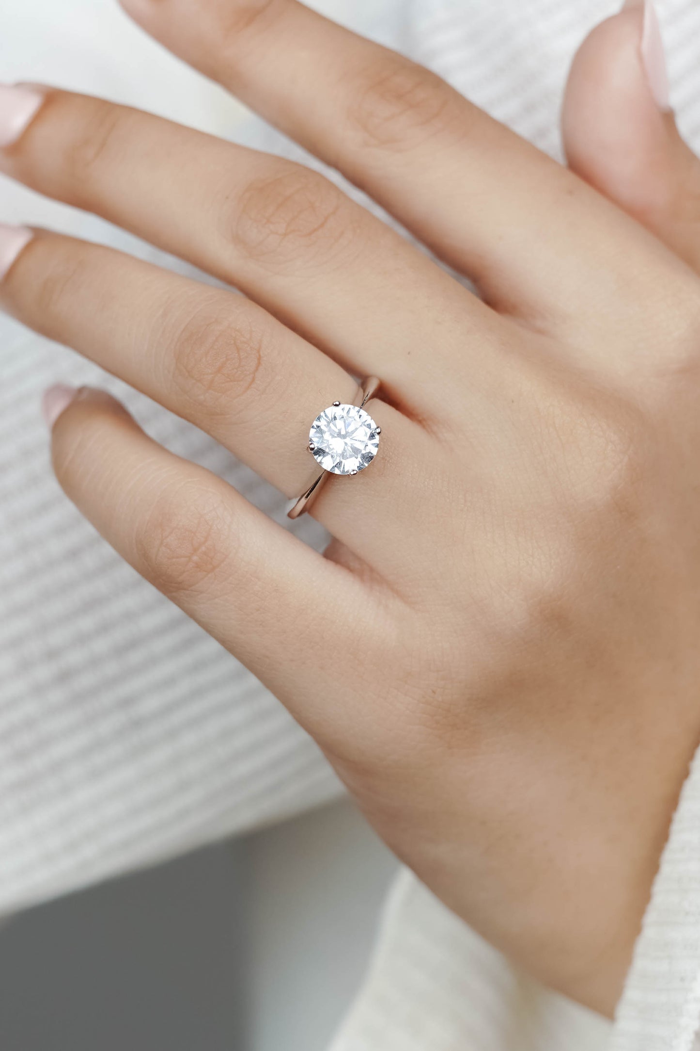 Round Solitaire Ring