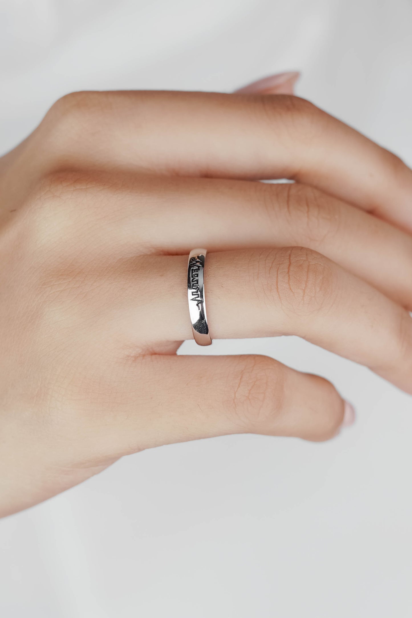 Heartbeat Adjustable Ring