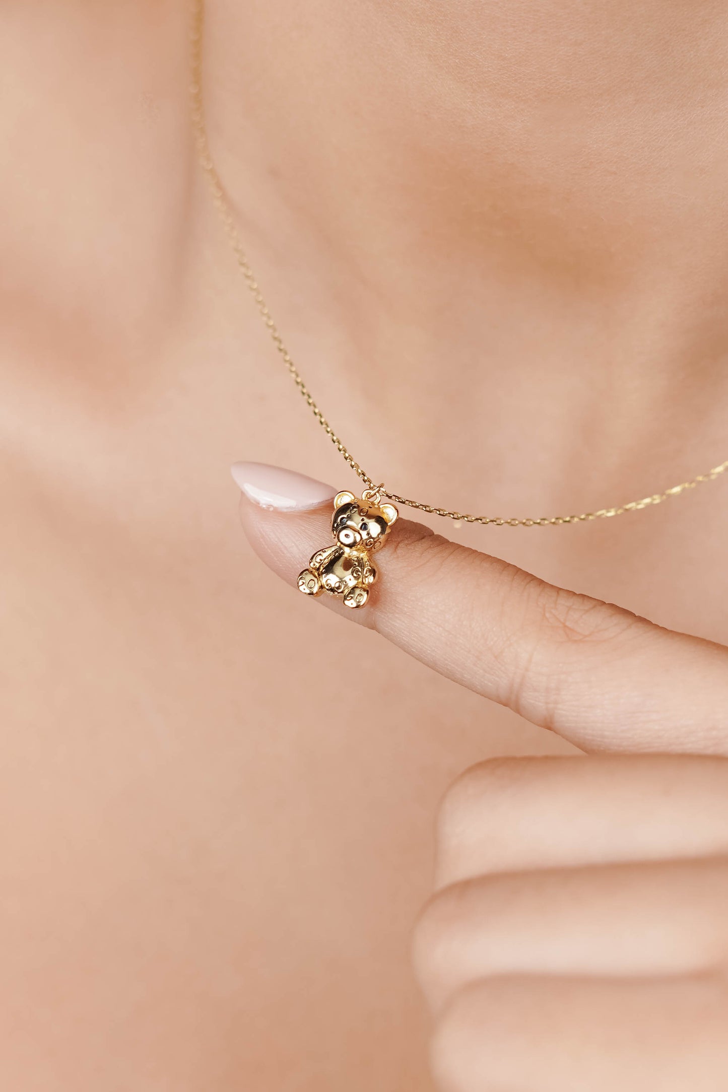 Golden Hour Teddy Necklace