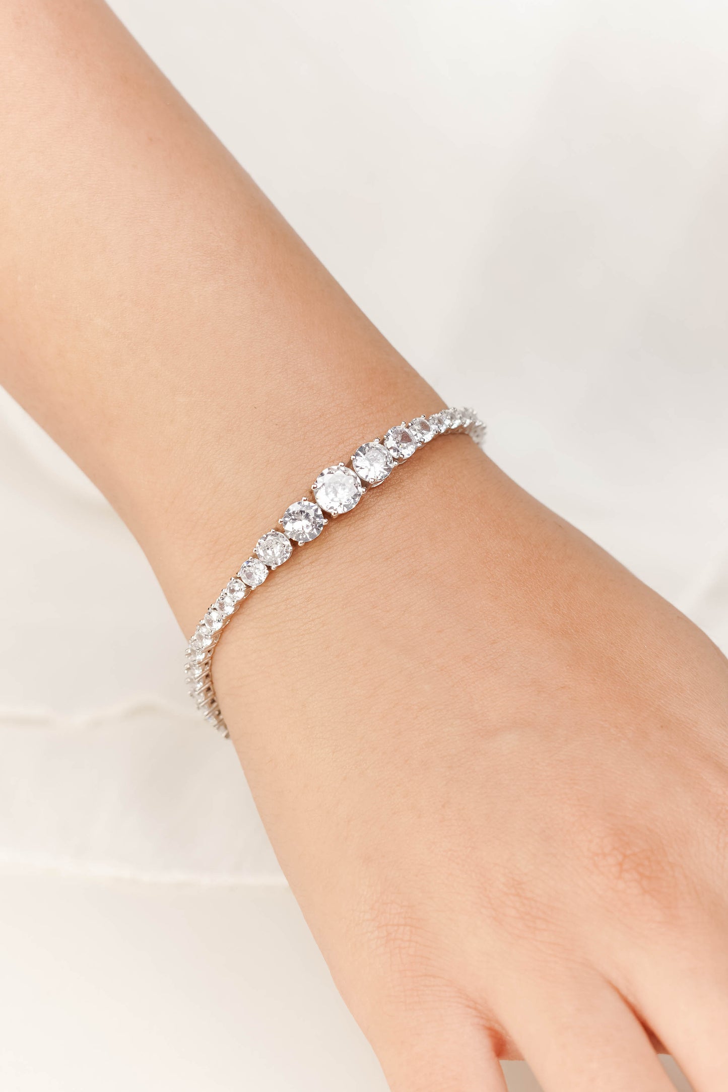 Crystal Harmony Tennis Bracelet