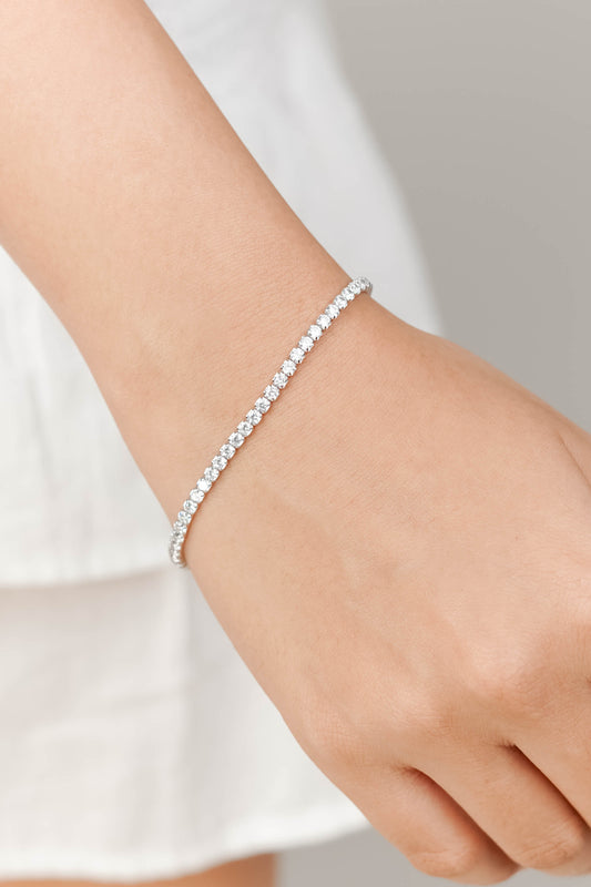 Crystal Clear Tennis Bracelet