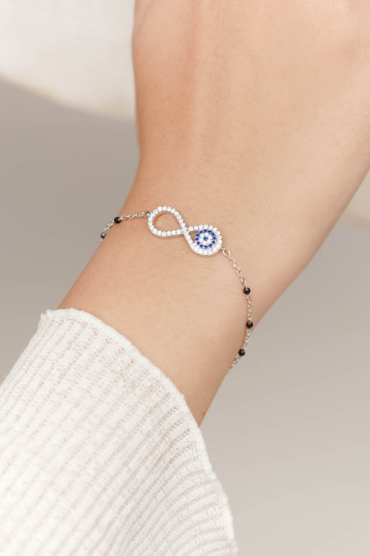 Infinite Evil Eye Chain Bracelet