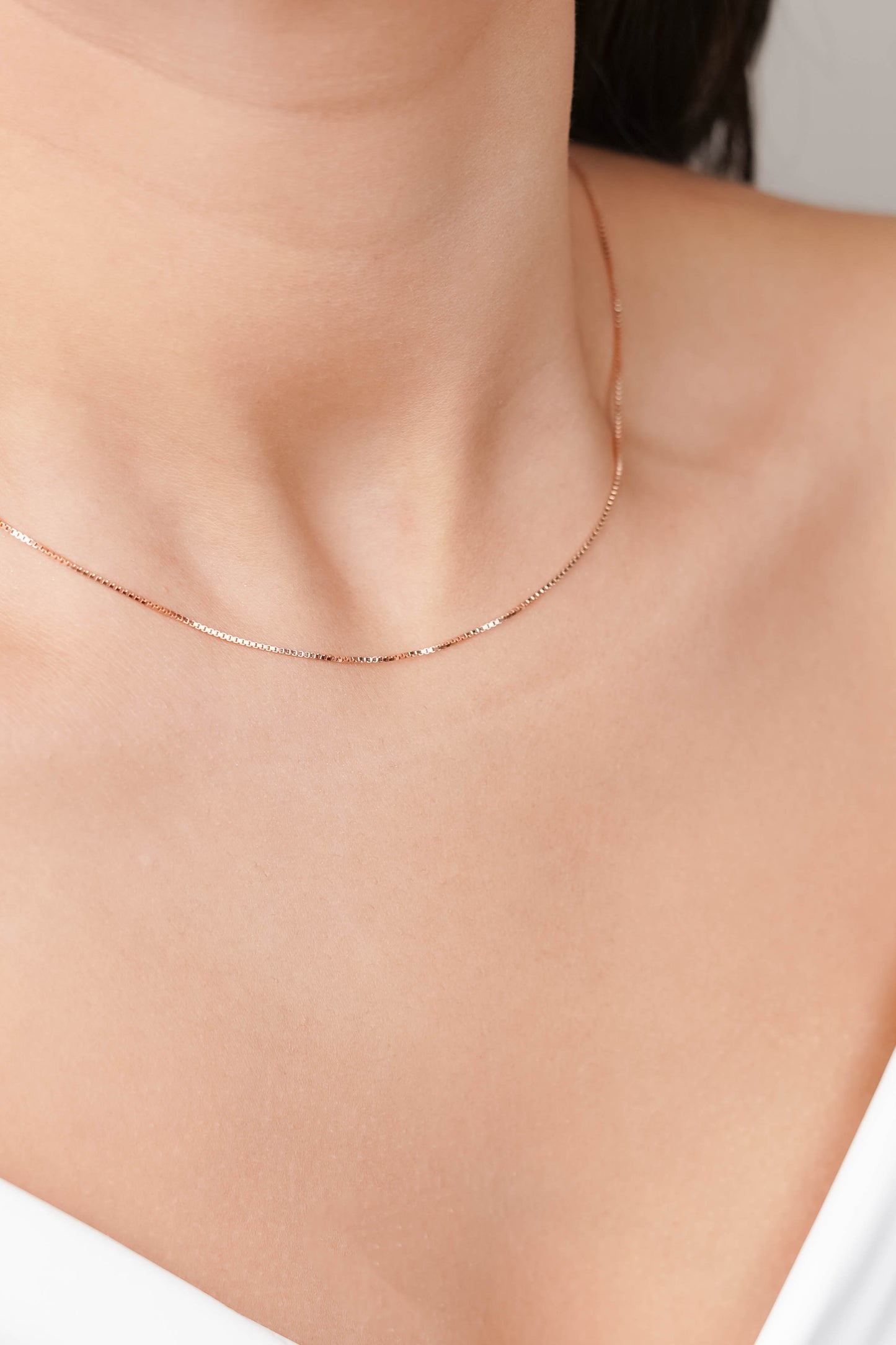 Rose Golden Simplicity Chain- 18 inches
