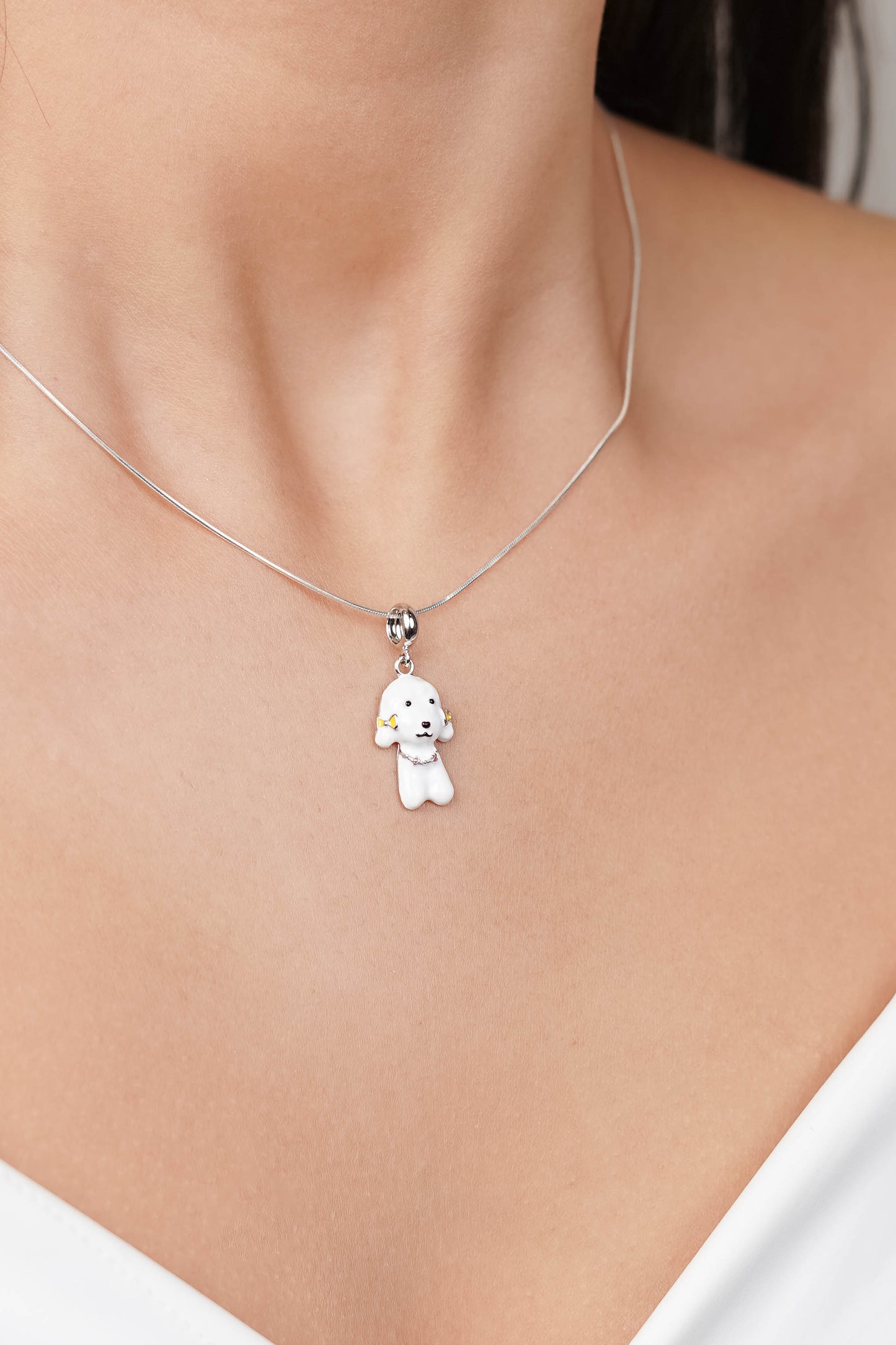 White Doggy Charm (Only Charm)